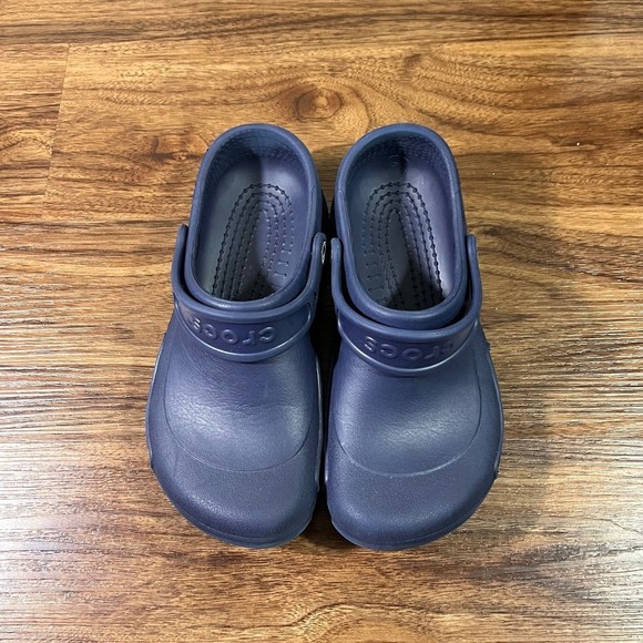 Crocs Specialist II Navy Blue Clogs Work Shoes Unisex Size Women 7  Mens 5 - Picture 2 of 8